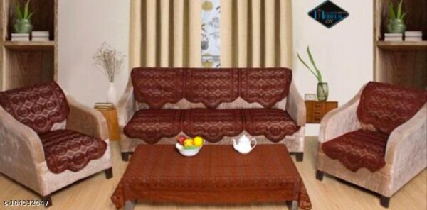 SOFA COVER WITH TABLE COVER