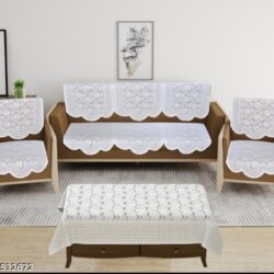 Cotton Sofa Cover with Table Cover