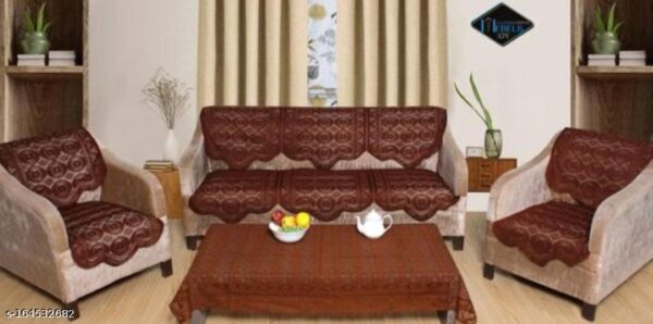 Cotton Sofa Cover with Table Cover