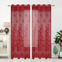 Transparent Net Door 7 feet Curtain