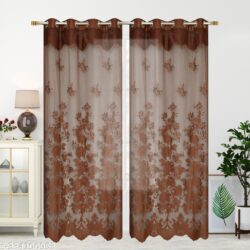 Transparent Net Door 7 feet Curtain