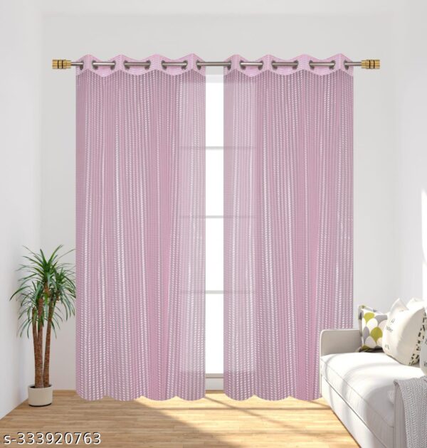 Sheer Tissue Net Door Curtain Parda