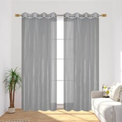 Transparent Sheer Tissue Net Door Curtain Parda