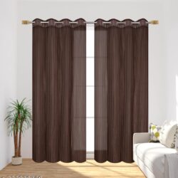 Transparent Sheer Tissue Net Door Curtain Parda