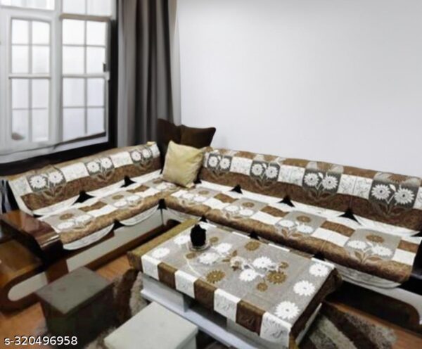 Sofa cover set with Table cover