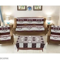 Sofa Cover Set with table cover