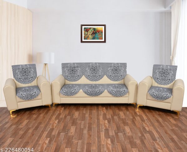 Printed Sofa Cover Set