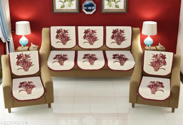 Printed Sofa Cover Set