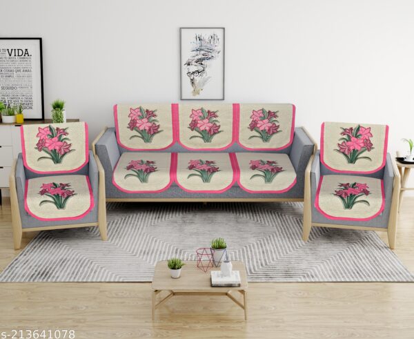 Printed Sofa Cover Set