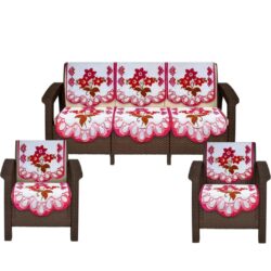 Floral sofa cover set