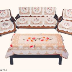 Sofa cover with table cover