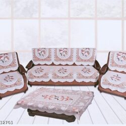 Sofa cover with table cover