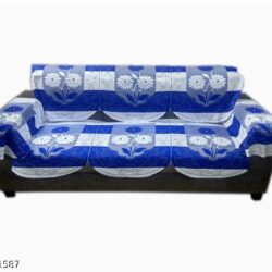 3 seater Blue sofa cover