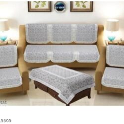 SOFA COVER SET WITH TABLE COVER