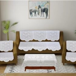 SOFA COVER WITH TABLE COVER