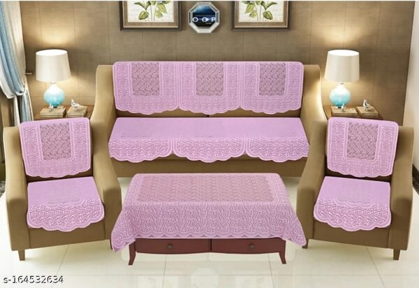 SOFA COVER WITH TABLE COVER