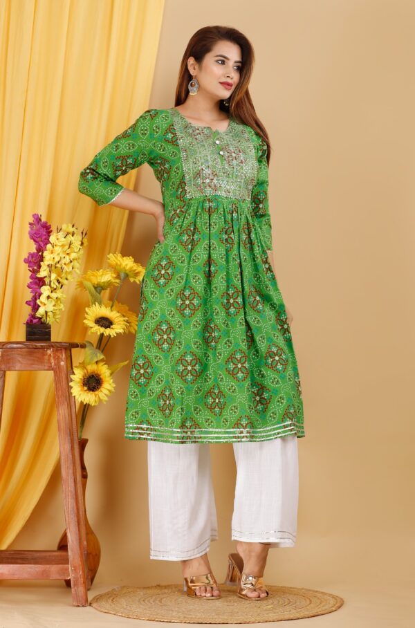 Printed Kurti and Plazo