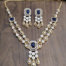 Blue Pearl Necklace set | Jewellery