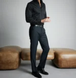 Cotton Shirt Stretchable Slim fit shirt