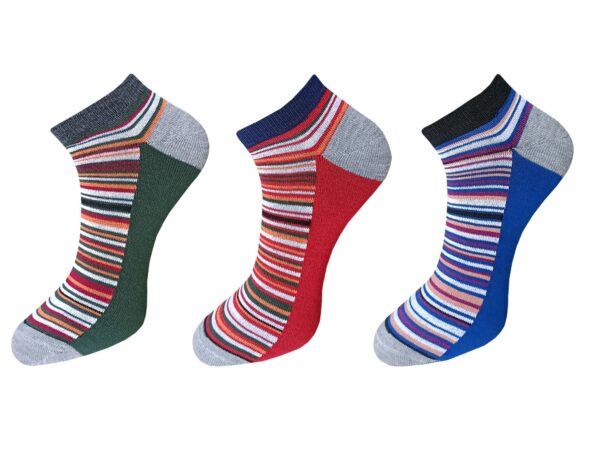 USOXO Men And Women Multicolor Combed Socks | Pack Of 3 | Mens Socks