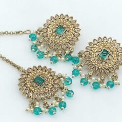 Earring With Tikka | Jewellery