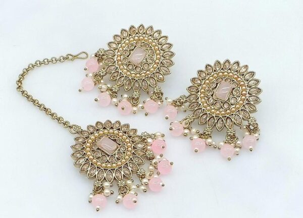 Earring With Tikka | Jewellery