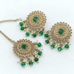 Earring With Tikka | Jewellery