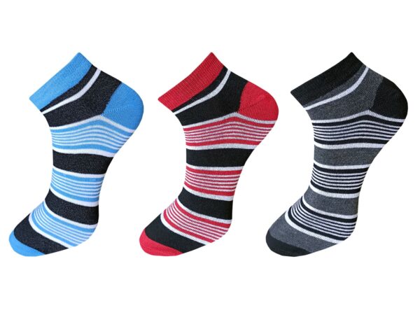 USOXO Men And Women Multicolor Combed Socks | Pack Of 3 | Mens Socks