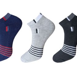 - USOXO Men And Women Multicolor Combed Socks | Pack Of 3 | Mens Socks