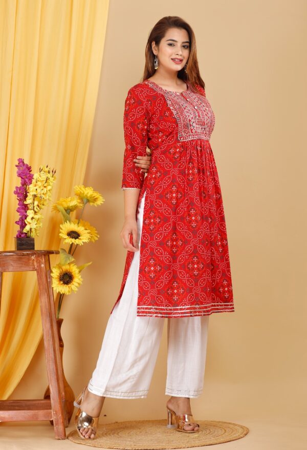 Printed Kurti and Plazo