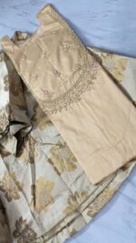 silk kurti | full flair skirt