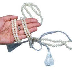 White Beads Belt for Women