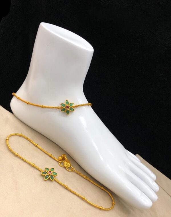 Gold Anklets|Payal