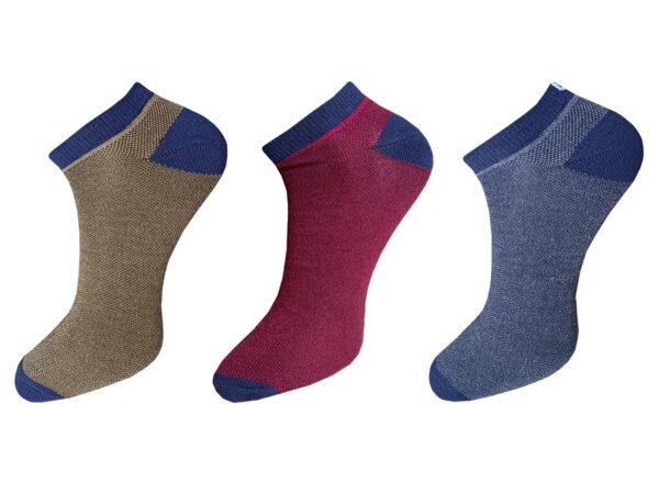 USOXO Men And Women Multicolor Combed Socks | Pack Of 3 | Mens Socks