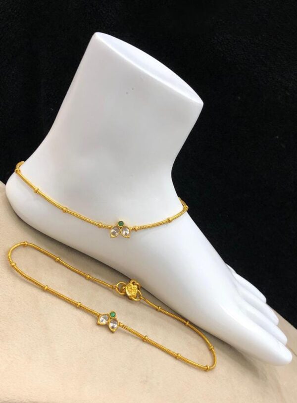 Gold Anklets|Payal