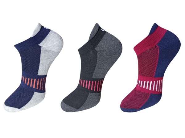 USOXO Men And Women Multicolor Combed Socks | Pack Of 3 | Mens Socks