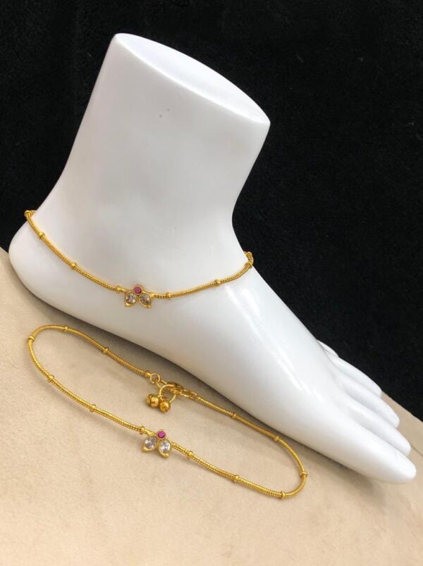 Gold Anklets|Payal