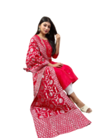 Side Cut Kurti Dupptta