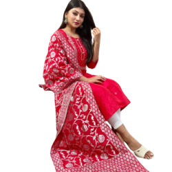 Side Cut Kurti Dupptta