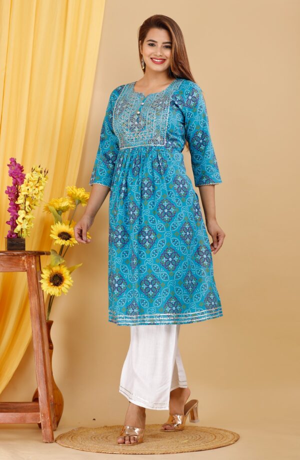 Printed Kurti and Plazo