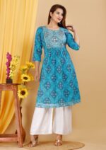 Printed Kurti and Plazo