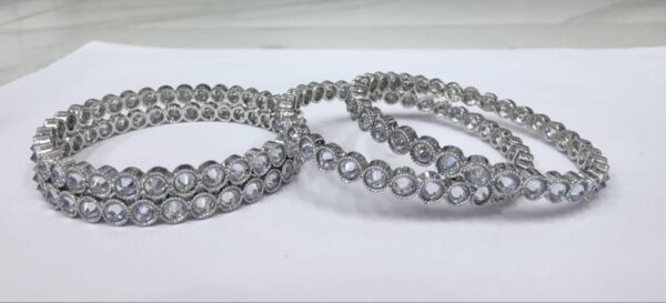 Silver Polish Artificial Bangle | Jewellery
