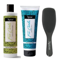 Alldoer Leave-in Conditioner & Super Hold Jelly | Detangler Hairbrush | Haircare Combo | Hair Care