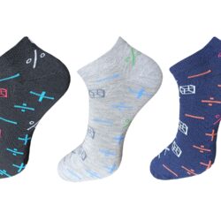 USOXO Men And Women Multicolor Combed Socks | Pack Of 3 | Mens Socks