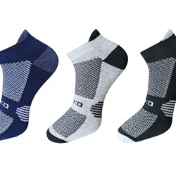 USOXO Men And Women Multicolor Combed Socks | Pack Of 3 | Mens Socks