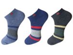 USOXO Men And Women Multicolor Combed Socks | Pack Of 3 | Mens Socks