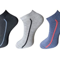 USOXO Men And Women Multicolor Combed Socks | Pack Of 3 | Mens Socks