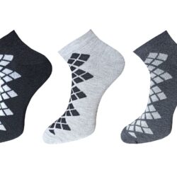 USOXO Men And Women Multicolor Combed Socks | Pack Of 3 | Mens Socks