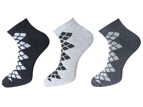 USOXO Men And Women Multicolor Combed Socks | Pack Of 3 | Mens Socks