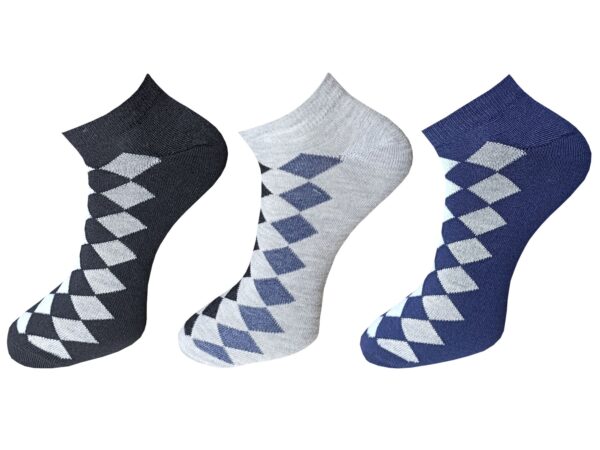 USOXO Men And Women Multicolor Combed Socks | Pack Of 3 | Mens Socks